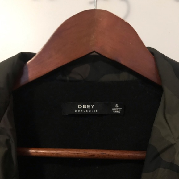 Obey Camouflage Print Jacket - Picture 2 of 3